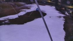 Spodní část sjezdovky skiareálu Karolinka