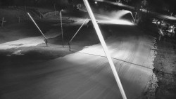 Spodní část sjezdovky skiareálu Karolinka