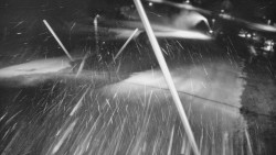 Spodní část sjezdovky skiareálu Karolinka