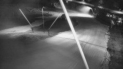 Spodní část sjezdovky skiareálu Karolinka