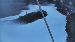 Spodní část sjezdovky skiareálu Karolinka