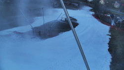 Spodní část sjezdovky skiareálu Karolinka