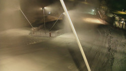 Spodní část sjezdovky skiareálu Karolinka