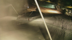 Spodní část sjezdovky skiareálu Karolinka