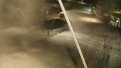 Spodní část sjezdovky skiareálu Karolinka