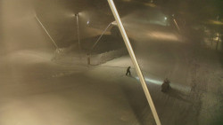 Spodní část sjezdovky skiareálu Karolinka