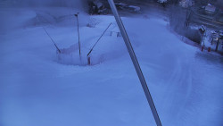 Spodní část sjezdovky skiareálu Karolinka