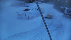 Spodní část sjezdovky skiareálu Karolinka