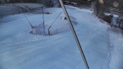 Spodní část sjezdovky skiareálu Karolinka