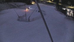 Spodní část sjezdovky skiareálu Karolinka