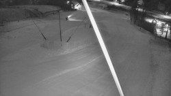 Spodní část sjezdovky skiareálu Karolinka