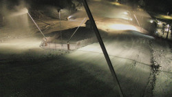 Spodní část sjezdovky skiareálu Karolinka