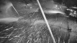 Spodní část sjezdovky skiareálu Karolinka