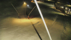 Spodní část sjezdovky skiareálu Karolinka