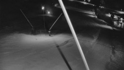 Spodní část sjezdovky skiareálu Karolinka