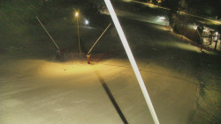 Spodní část sjezdovky skiareálu Karolinka