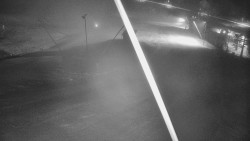 Spodní část sjezdovky skiareálu Karolinka