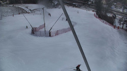 Spodní část sjezdovky skiareálu Karolinka