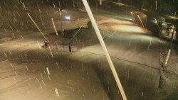 Spodní část sjezdovky skiareálu Karolinka