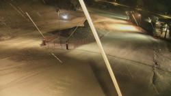 Spodní část sjezdovky skiareálu Karolinka