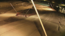 Spodní část sjezdovky skiareálu Karolinka