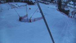 Spodní část sjezdovky skiareálu Karolinka