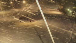 Spodní část sjezdovky skiareálu Karolinka