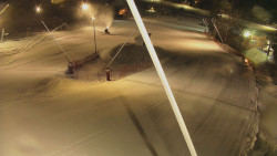 Spodní část sjezdovky skiareálu Karolinka