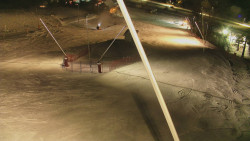 Spodní část sjezdovky skiareálu Karolinka