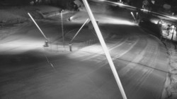 Spodní část sjezdovky skiareálu Karolinka