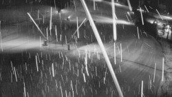 Spodní část sjezdovky skiareálu Karolinka