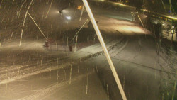 Spodní část sjezdovky skiareálu Karolinka