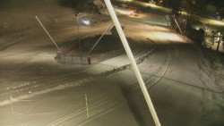 Spodní část sjezdovky skiareálu Karolinka