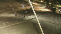 Spodní část sjezdovky skiareálu Karolinka