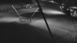 Spodní část sjezdovky skiareálu Karolinka