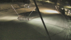 Spodní část sjezdovky skiareálu Karolinka