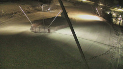 Spodní část sjezdovky skiareálu Karolinka