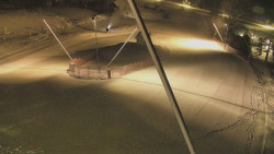 Spodní část sjezdovky skiareálu Karolinka