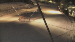 Spodní část sjezdovky skiareálu Karolinka