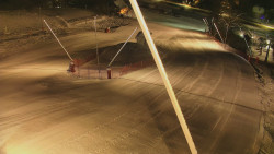 Spodní část sjezdovky skiareálu Karolinka