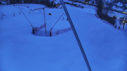 Spodní část sjezdovky skiareálu Karolinka