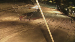 Spodní část sjezdovky skiareálu Karolinka