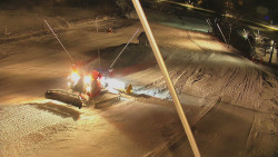 Spodní část sjezdovky skiareálu Karolinka