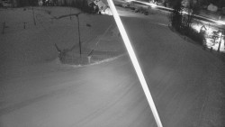 Spodní část sjezdovky skiareálu Karolinka