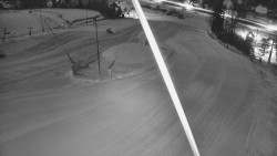 Spodní část sjezdovky skiareálu Karolinka