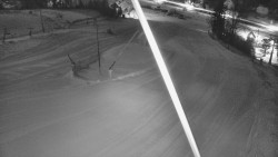 Spodní část sjezdovky skiareálu Karolinka