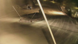 Spodní část sjezdovky skiareálu Karolinka