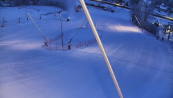 Spodní část sjezdovky skiareálu Karolinka