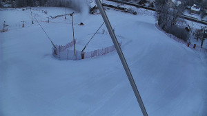 Skiareál Karolinka - Spodní část sjezdovky skiareálu Karolinka - 5.1.2026 v 08:02 Skiareál Karolinka - Spodní část sjezdovky skiareálu Karolinka - 5.1.2026 v 08:02