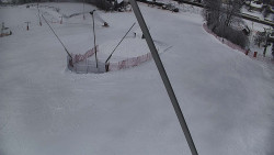 Spodní část sjezdovky skiareálu Karolinka